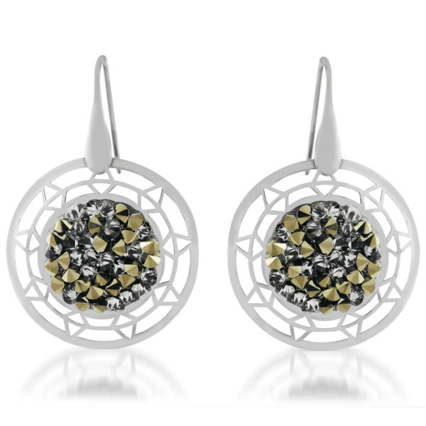 Sterling Silver "Wheels of Fortune" Earrings