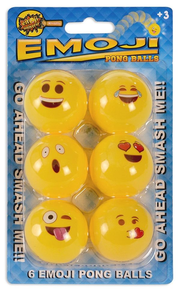 Emoji Pong Balls  (Table Tennis Balls - Pack of 6) - Image 5
