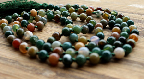 Handmade Agate Mala