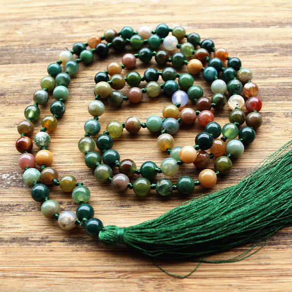 Handmade knotted "Balanced Life" Mala - Image 2