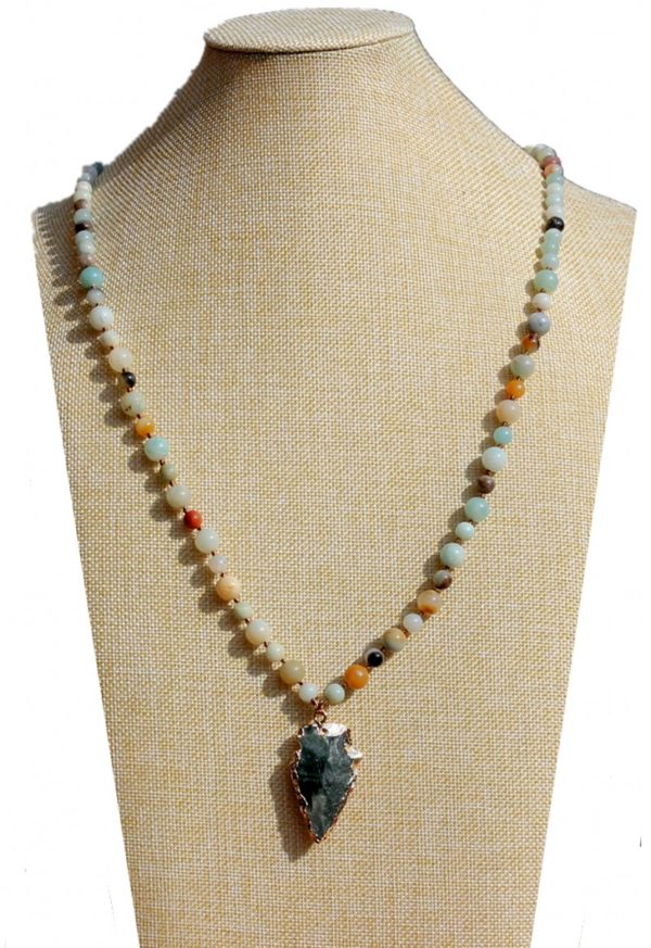 Handmade "Protection" Arrowhead Mala - Image 3