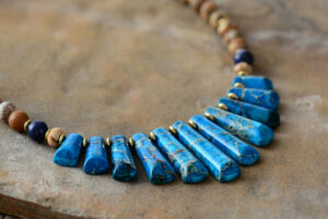 Cleopatra Necklace Natural Stone