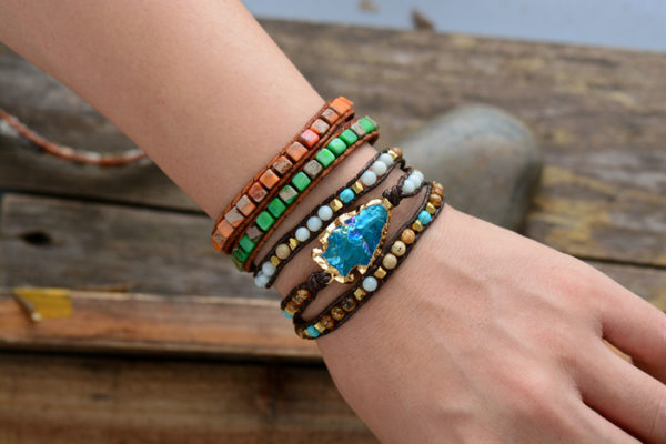 Handmade Cleopatra Amulet Bracelet - Image 3