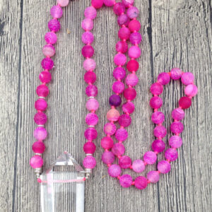 Handmade "Life is a Mirror" Necklace