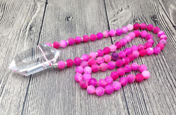 Handmade "Life is a Mirror" Necklace - Image 3