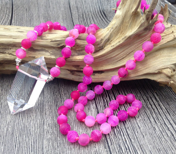 Handmade "Life is a Mirror" Necklace - Image 2