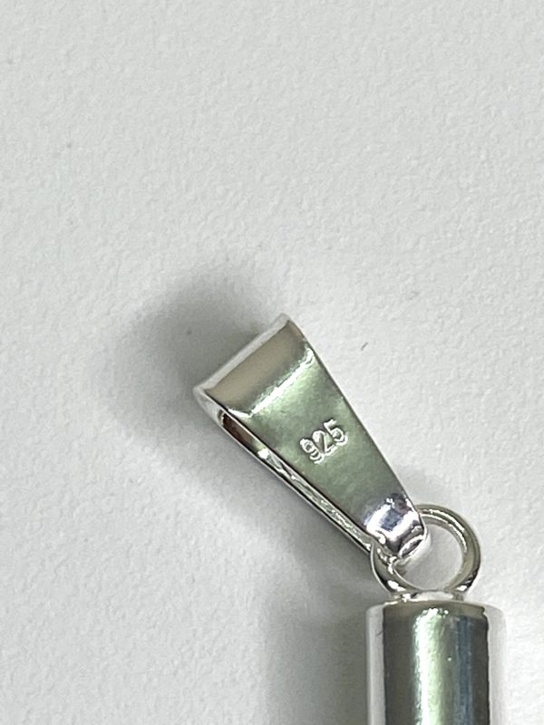 Sterling Silver Tubular Cross Pendant - Image 5