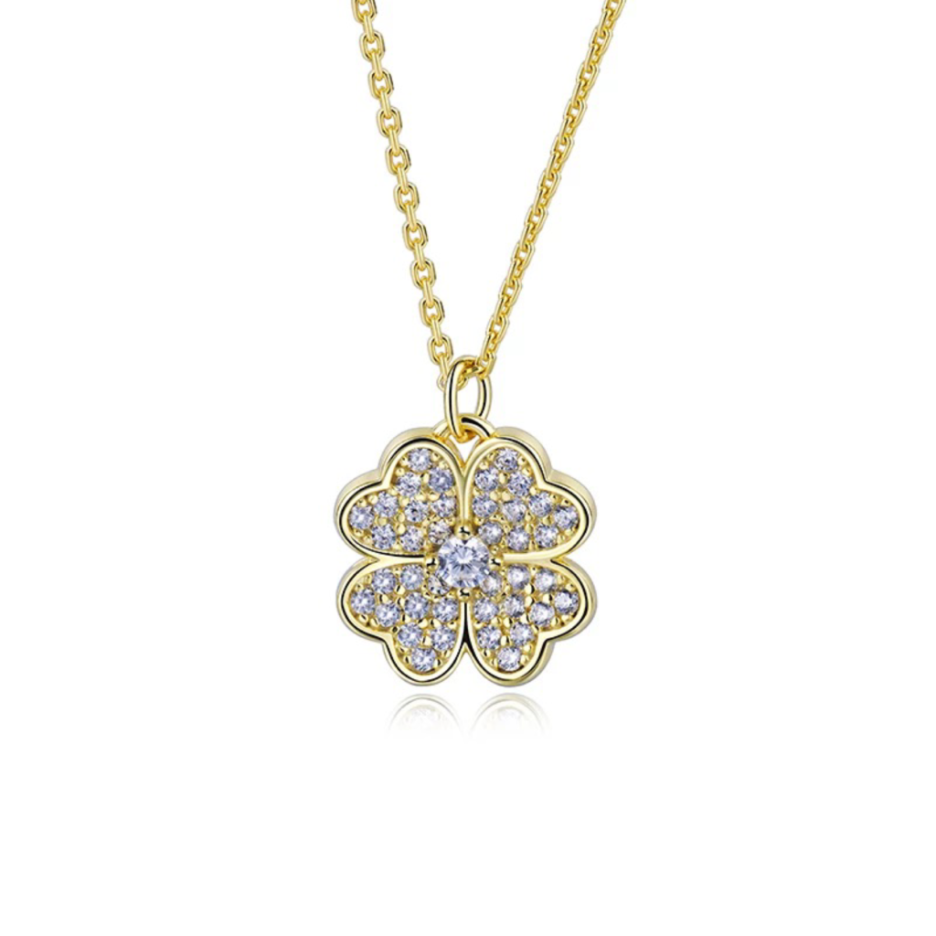Gold Clover Necklace