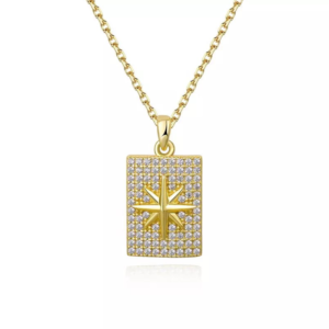 Gold Minimalist "Intuition Necklace" ~ Gold Starburst Necklace, Minimalist Necklace, Layered Necklace, Gift for her