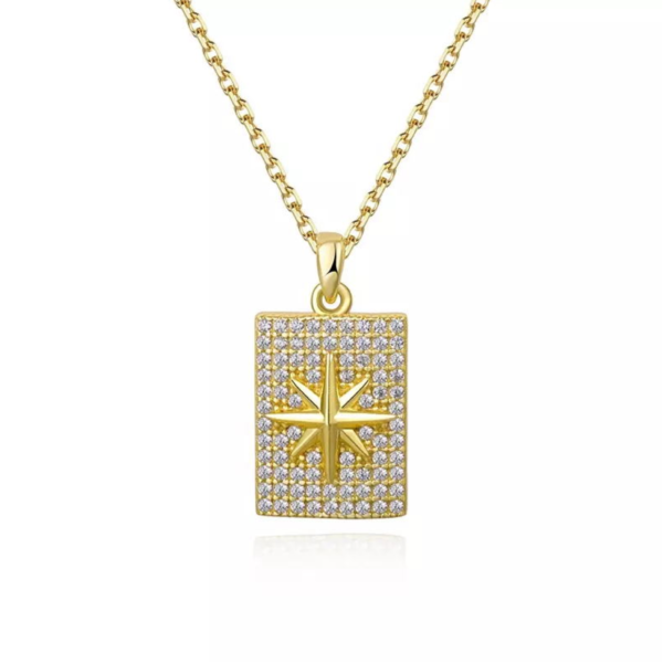Gold Minimalist "Intuition Necklace" ~ Gold Starburst Necklace, Minimalist Necklace, Layered Necklace, Gift for her