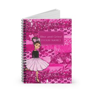 Personalized Journal, Rise and Grind Journal, Journal with Name, Lined Journal, Personalized Notebook, Custom Journal, Boss Babe Journal