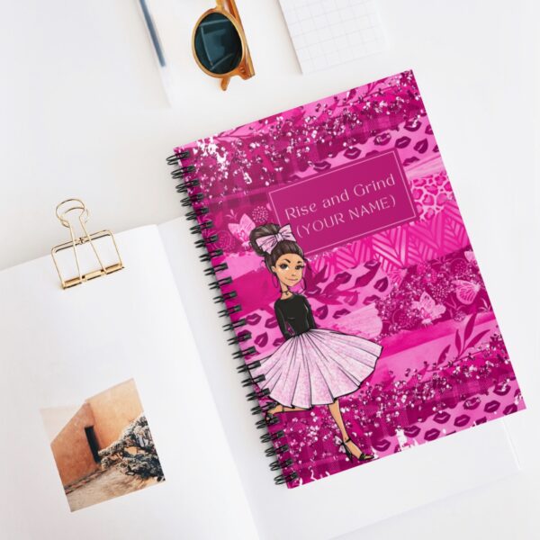 Personalized Journal, Rise and Grind Journal, Journal with Name, Lined Journal, Personalized Notebook, Custom Journal, Boss Babe Journal - Image 5