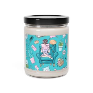Boss Lady Turquoise Scented Soy Candle, 9oz