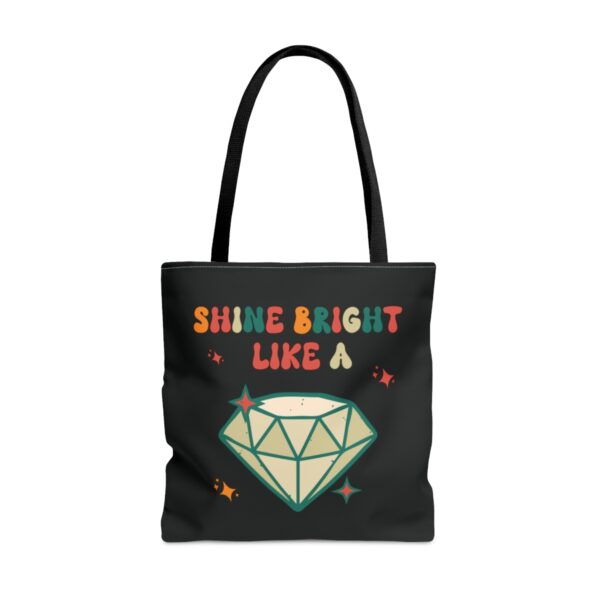 The Shine Bright Like a Diamond Retro Tote Bag: Uniting Teams in Style - Image 9