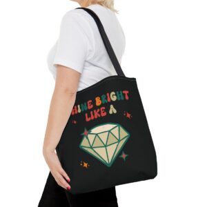 The Shine Bright Like a Diamond Retro Tote Bag: Uniting Teams in Style