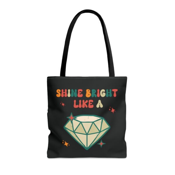 The Shine Bright Like a Diamond Retro Tote Bag: Uniting Teams in Style - Image 2
