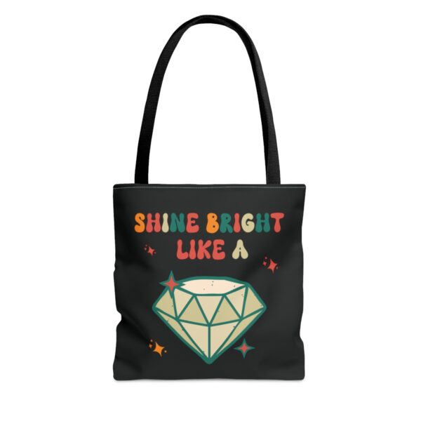 The Shine Bright Like a Diamond Retro Tote Bag: Uniting Teams in Style - Image 5
