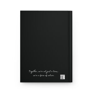 Inspirational Journal Shine Bright Journal Like a Diamond Team Journal Gift matte hardcover black journal Dream Team Believe