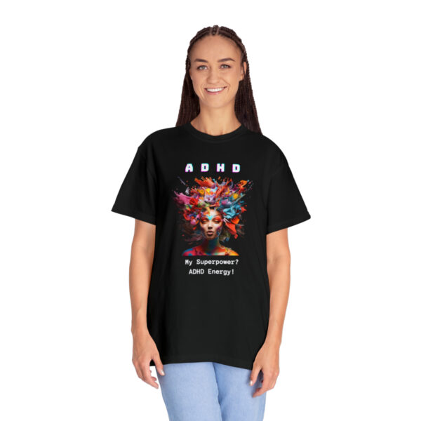 ADHD Shirt Adult adhd made by an ADHDer Comfort Color 1717 shirt adhd Shirt creative mind tee adhd organization Mental Health Tee - Image 20