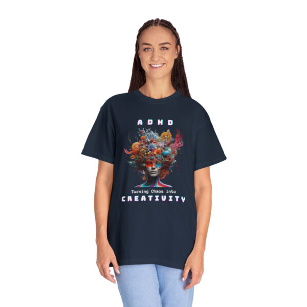 ADHD Shirt Adult adhd made by an ADHDer Comfort Color 1717 shirt adhd Shirt creative mind tee adhd organization Mental Health Tee - Image 24