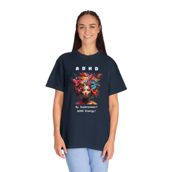 ADHD Shirt Adult adhd made by an ADHDer Comfort Color 1717 shirt adhd Shirt creative mind tee adhd organization Mental Health Tee - Image 24