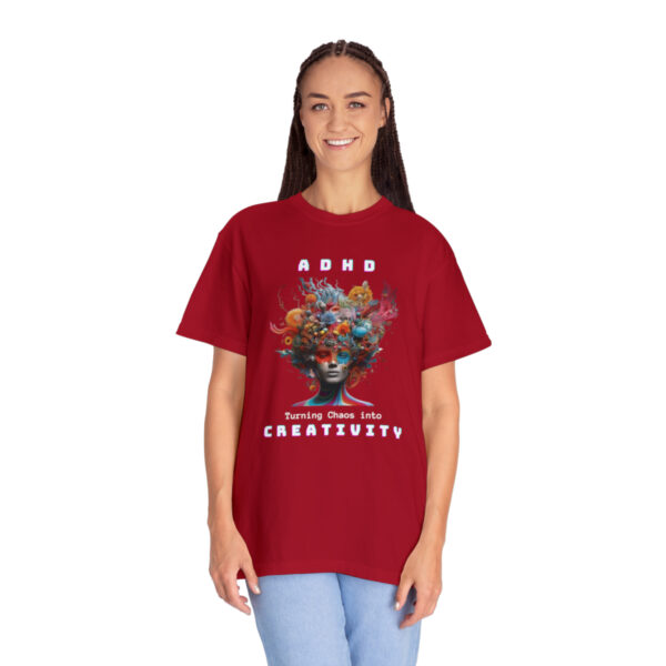 ADHD Shirt Adult adhd made by an ADHDer Comfort Color 1717 shirt adhd Shirt creative mind tee adhd organization Mental Health Tee - Image 48