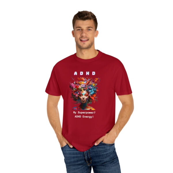 ADHD Shirt Adult adhd made by an ADHDer Comfort Color 1717 shirt adhd Shirt creative mind tee adhd organization Mental Health Tee - Image 47