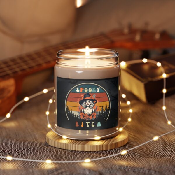 Spooky Bitch Candle, Funny Halloween Decor, Halloween Witch Candle, Custom Candle Halloween Party Favor Halloween Gifts Halloween Decoration - Image 3
