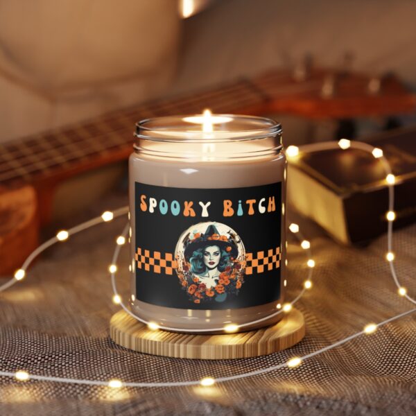 Spooky Bitch Candle Funny Halloween Decor Halloween Candle Custom Candle Halloween Party Favor Halloween Gifts Halloween Era Decoration - Image 3