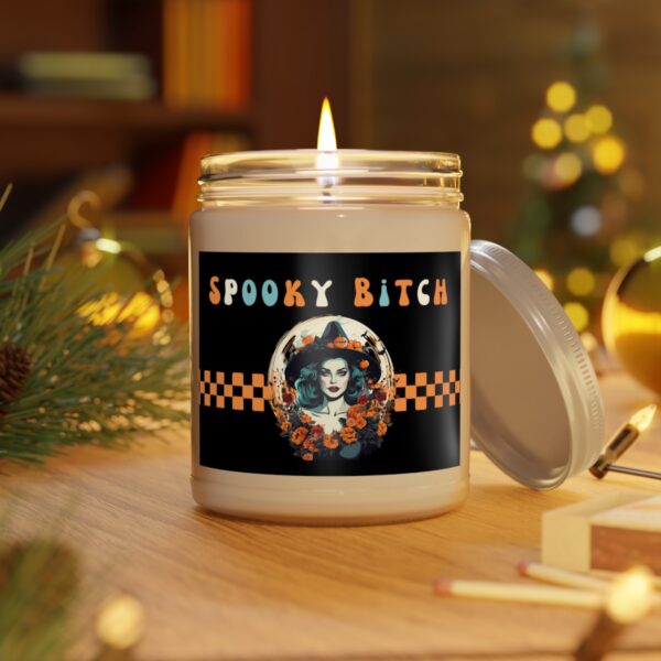 Spooky Bitch Candle Funny Halloween Decor Halloween Candle Custom Candle Halloween Party Favor Halloween Gifts Halloween Era Decoration - Image 6