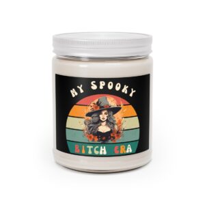 Spooky Bitch Candle, Funny Halloween Decor, Halloween Candle, Custom Candle, Halloween Party Favor, Halloween Gifts Halloween Era Decoration