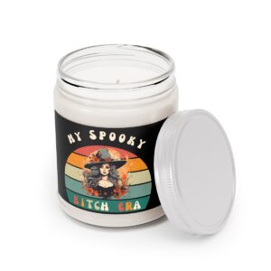 Spooky Bitch Candle, Funny Halloween Decor, Halloween Candle, Custom Candle, Halloween Party Favor, Halloween Gifts Halloween Era Decoration