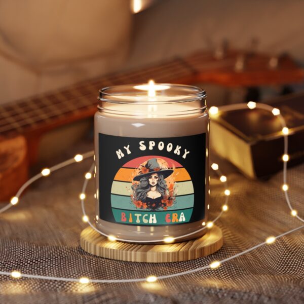 Spooky Bitch Candle, Funny Halloween Decor, Halloween Candle, Custom Candle, Halloween Party Favor, Halloween Gifts Halloween Era Decoration - Image 3