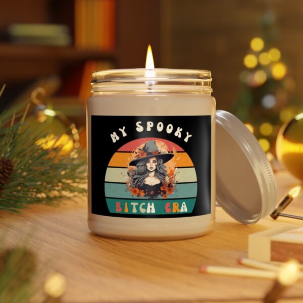 Spooky Bitch Candle, Funny Halloween Decor, Halloween Candle, Custom Candle, Halloween Party Favor, Halloween Gifts Halloween Era Decoration - Image 6
