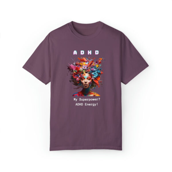 ADHD Shirt Adult adhd made by an ADHDer Comfort Color 1717 shirt adhd Shirt creative mind tee adhd organization Mental Health Tee - Image 37