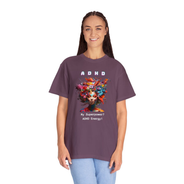 ADHD Shirt Adult adhd made by an ADHDer Comfort Color 1717 shirt adhd Shirt creative mind tee adhd organization Mental Health Tee - Image 40