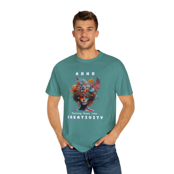 ADHD Shirt Adult adhd made by an ADHDer Comfort Color 1717 shirt adhd Shirt creative mind tee adhd organization Mental Health Tee - Image 15