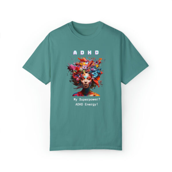 ADHD Shirt Adult adhd made by an ADHDer Comfort Color 1717 shirt adhd Shirt creative mind tee adhd organization Mental Health Tee - Image 13