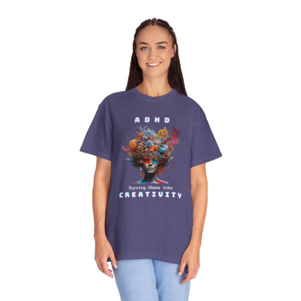 ADHD Shirt Adult adhd made by an ADHDer Comfort Color 1717 shirt adhd Shirt creative mind tee adhd organization Mental Health Tee - Image 32
