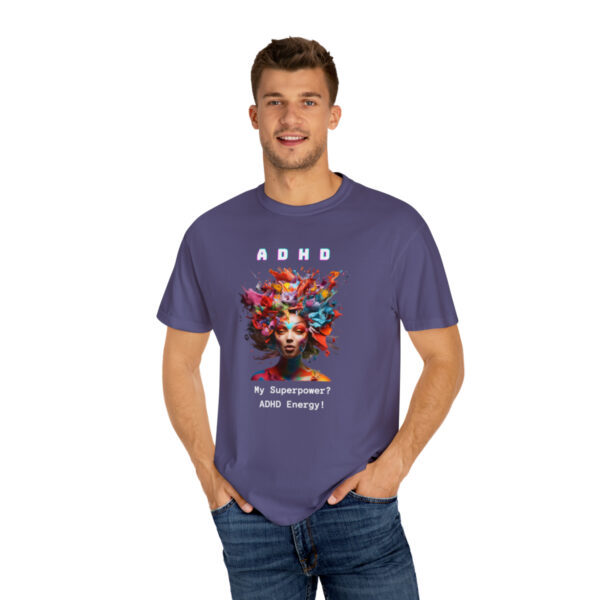 ADHD Shirt Adult adhd made by an ADHDer Comfort Color 1717 shirt adhd Shirt creative mind tee adhd organization Mental Health Tee - Image 31