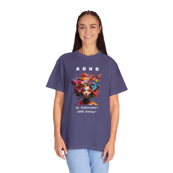 ADHD Shirt Adult adhd made by an ADHDer Comfort Color 1717 shirt adhd Shirt creative mind tee adhd organization Mental Health Tee - Image 32