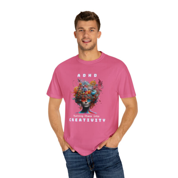 ADHD Shirt Adult adhd made by an ADHDer Comfort Color 1717 shirt adhd Shirt creative mind tee adhd organization Mental Health Tee - Image 35