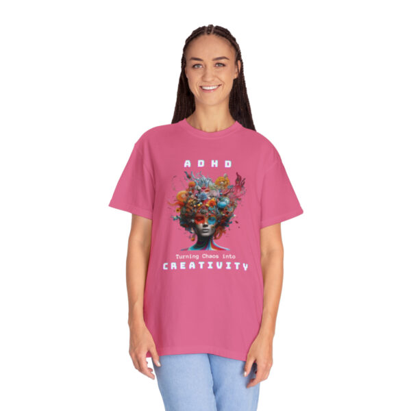 ADHD Shirt Adult adhd made by an ADHDer Comfort Color 1717 shirt adhd Shirt creative mind tee adhd organization Mental Health Tee - Image 36