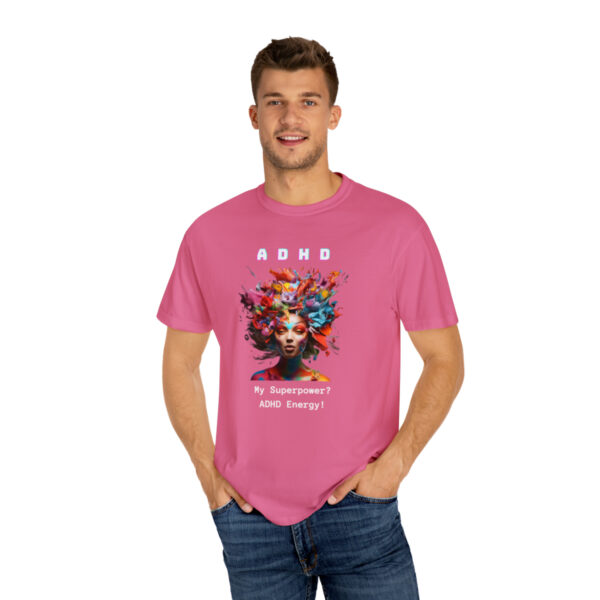 ADHD Shirt Adult adhd made by an ADHDer Comfort Color 1717 shirt adhd Shirt creative mind tee adhd organization Mental Health Tee - Image 35