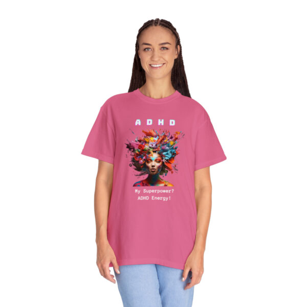 ADHD Shirt Adult adhd made by an ADHDer Comfort Color 1717 shirt adhd Shirt creative mind tee adhd organization Mental Health Tee - Image 36