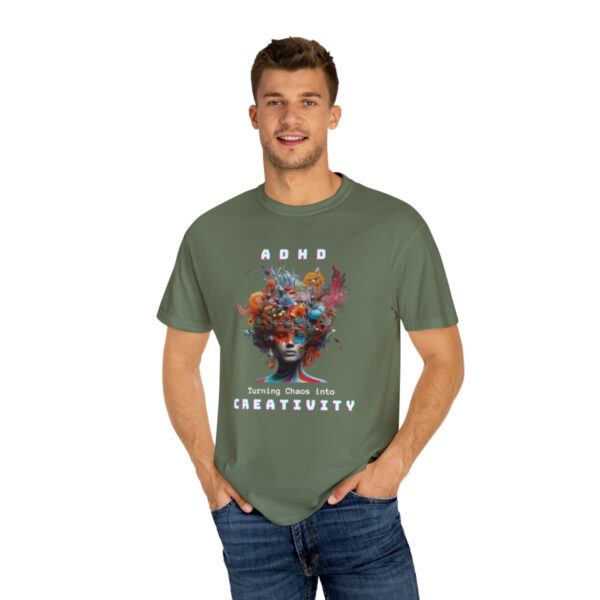 ADHD Shirt Adult adhd made by an ADHDer Comfort Color 1717 shirt adhd Shirt creative mind tee adhd organization Mental Health Tee - Image 11