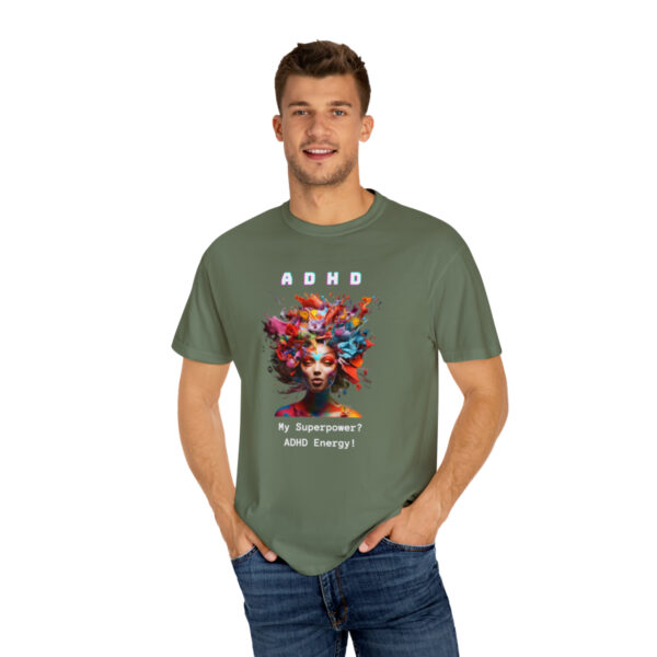 ADHD Shirt Adult adhd made by an ADHDer Comfort Color 1717 shirt adhd Shirt creative mind tee adhd organization Mental Health Tee - Image 11