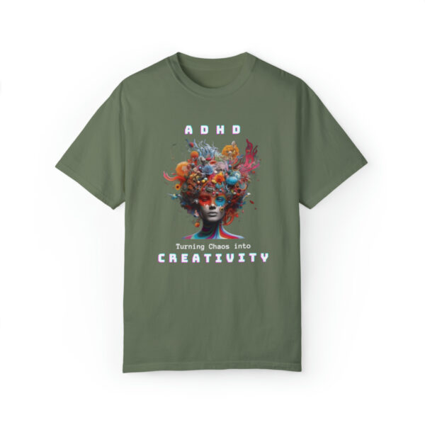ADHD Shirt Adult adhd made by an ADHDer Comfort Color 1717 shirt adhd Shirt creative mind tee adhd organization Mental Health Tee - Image 9