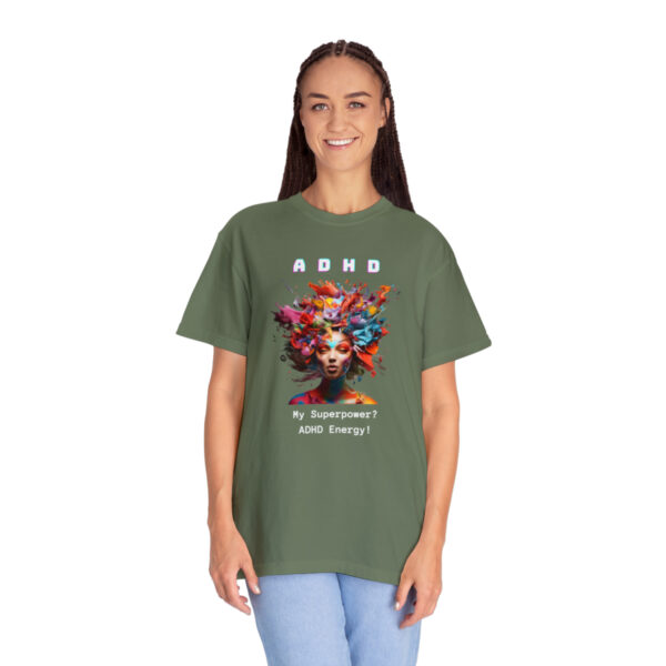 ADHD Shirt Adult adhd made by an ADHDer Comfort Color 1717 shirt adhd Shirt creative mind tee adhd organization Mental Health Tee - Image 12