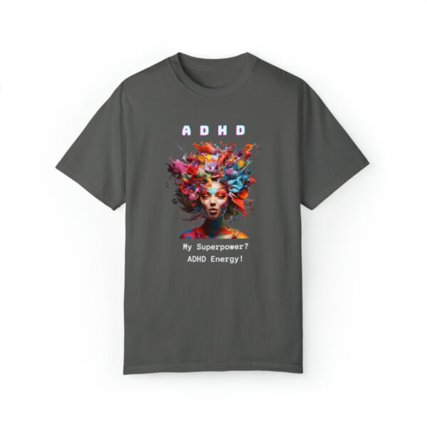 ADHD Shirt Adult adhd made by an ADHDer Comfort Color 1717 shirt adhd Shirt creative mind tee adhd organization Mental Health Tee